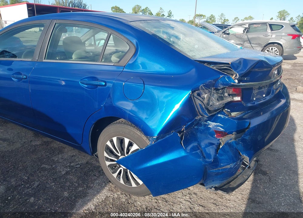 2013 HONDA CIVIC LX VIN: 19XFB2F58DE263577