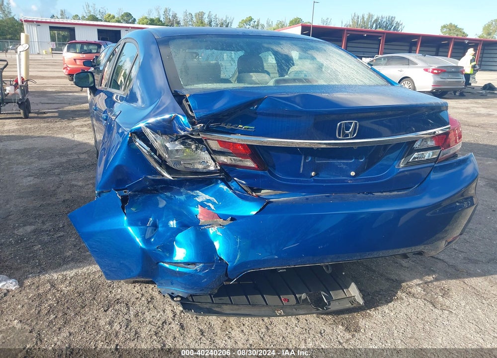 2013 HONDA CIVIC LX VIN: 19XFB2F58DE263577