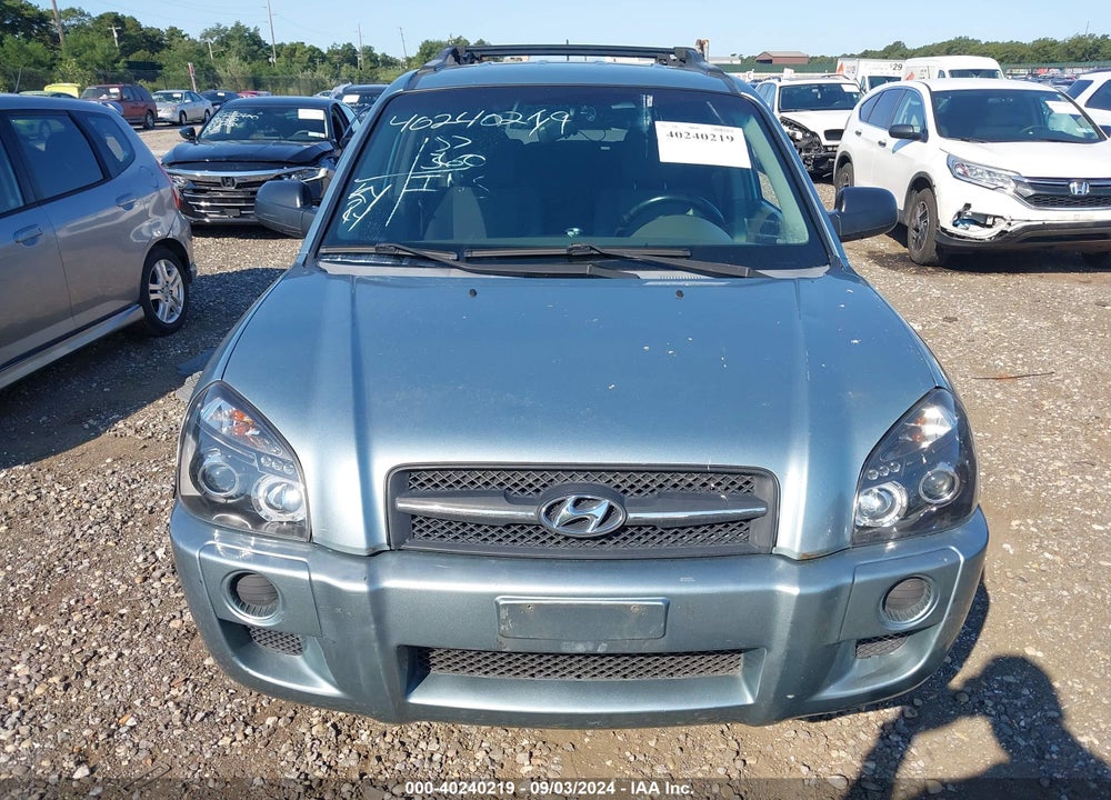 2006 HYUNDAI TUCSON GL VIN: KM8JM12B06U454520