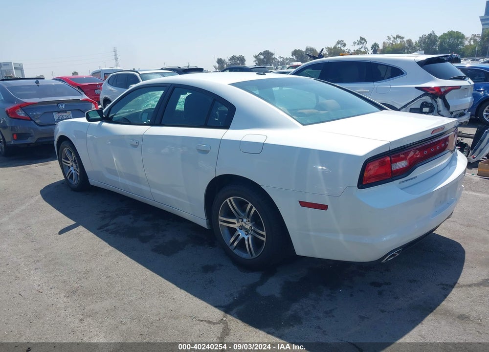 2012 DODGE CHARGER SXT VIN: 2C3CDXHG3CH164651