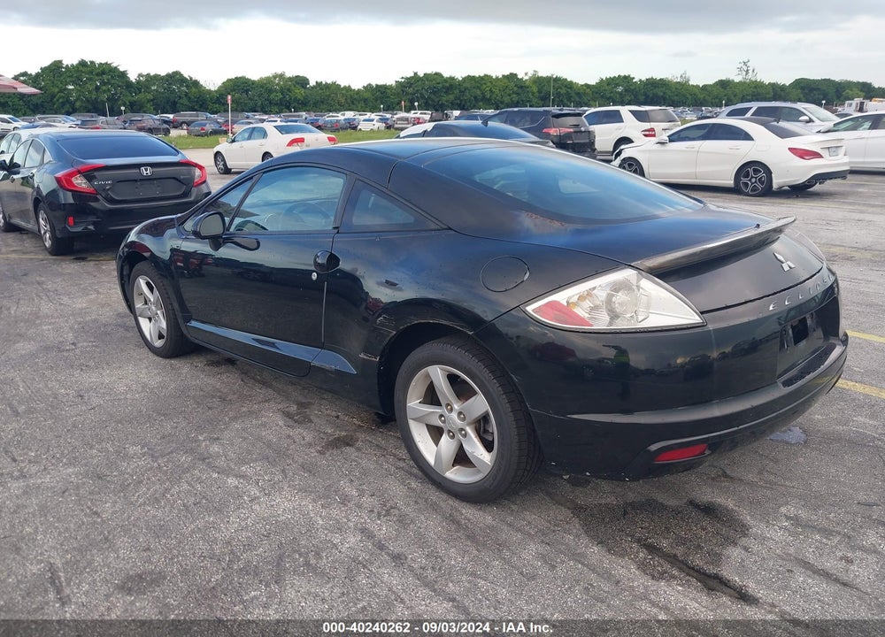 2009 MITSUBISHI ECLIPSE GS VIN: 4A3AK24F59E031752