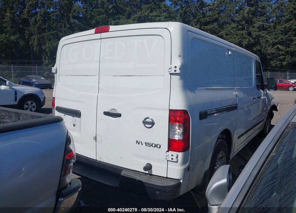 2019 NISSAN NV CARGO NV1500 VIN: 1N6BF0KM0KN809170
