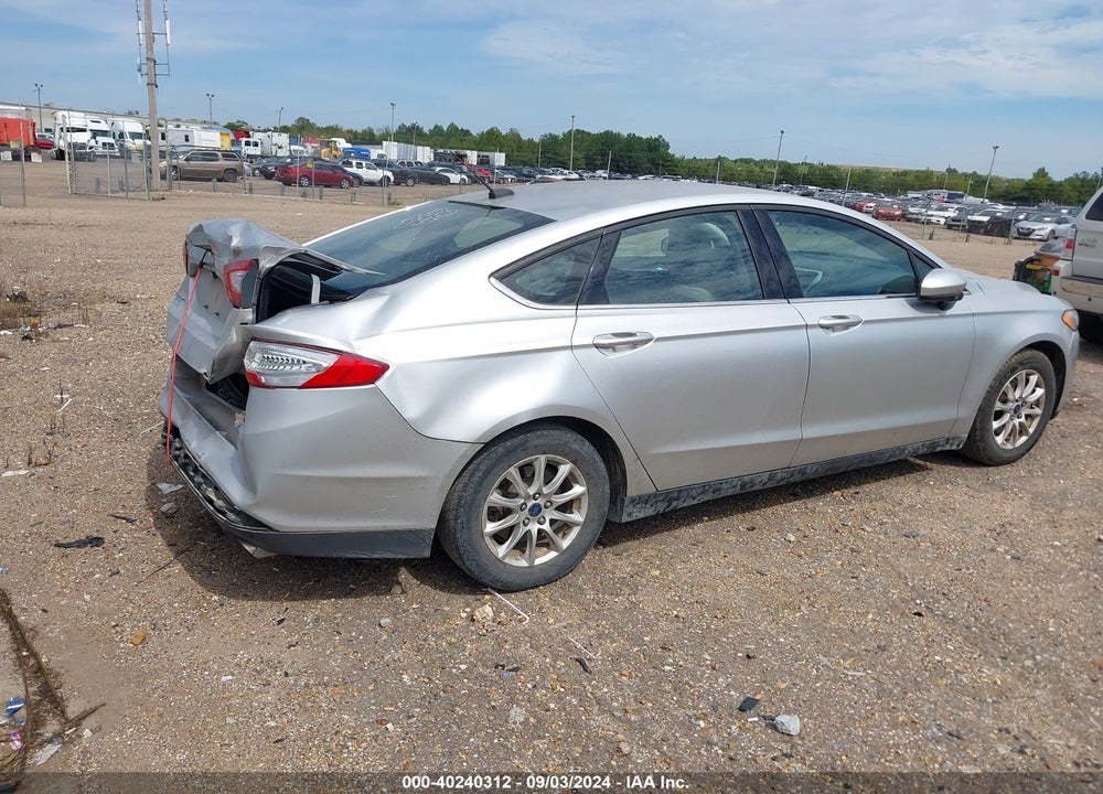 2016 FORD FUSION S VIN: 3FA6P0G74GR205524