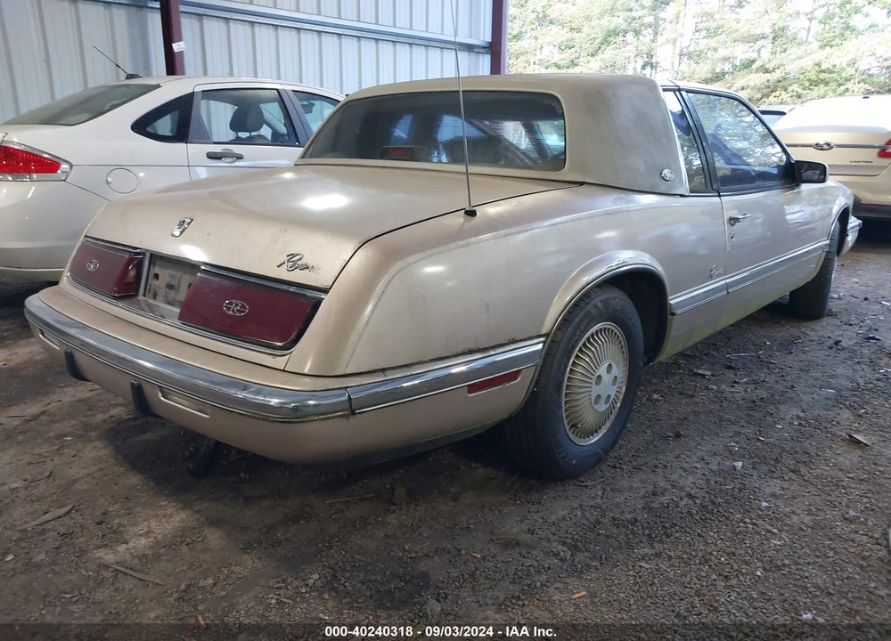 1991 BUICK RIVIERA VIN: 1G4EZ13L2MU407951