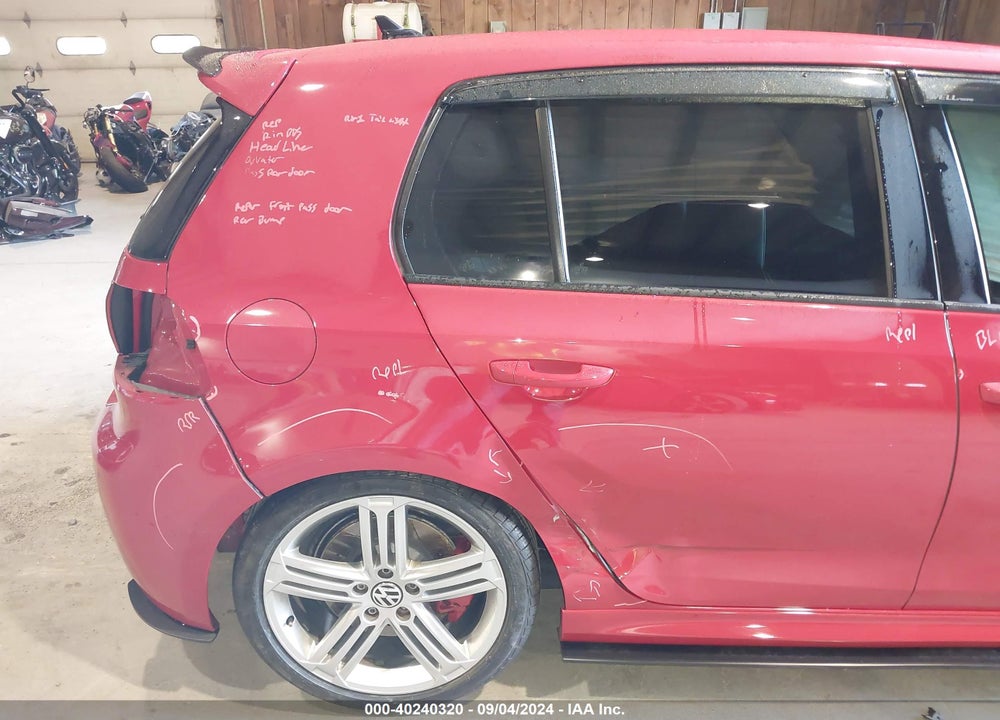 2013 VOLKSWAGEN GOLF R 4-DOOR VIN: WVWPF7AJ5DW015741