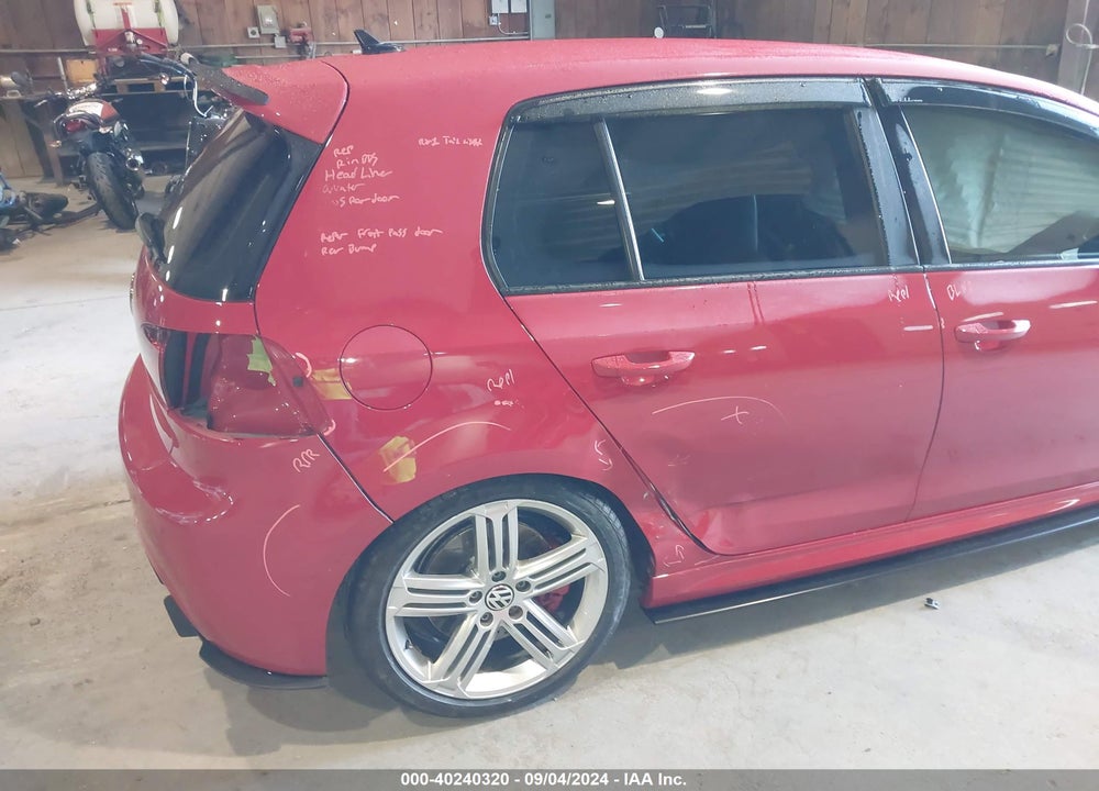 2013 VOLKSWAGEN GOLF R 4-DOOR VIN: WVWPF7AJ5DW015741