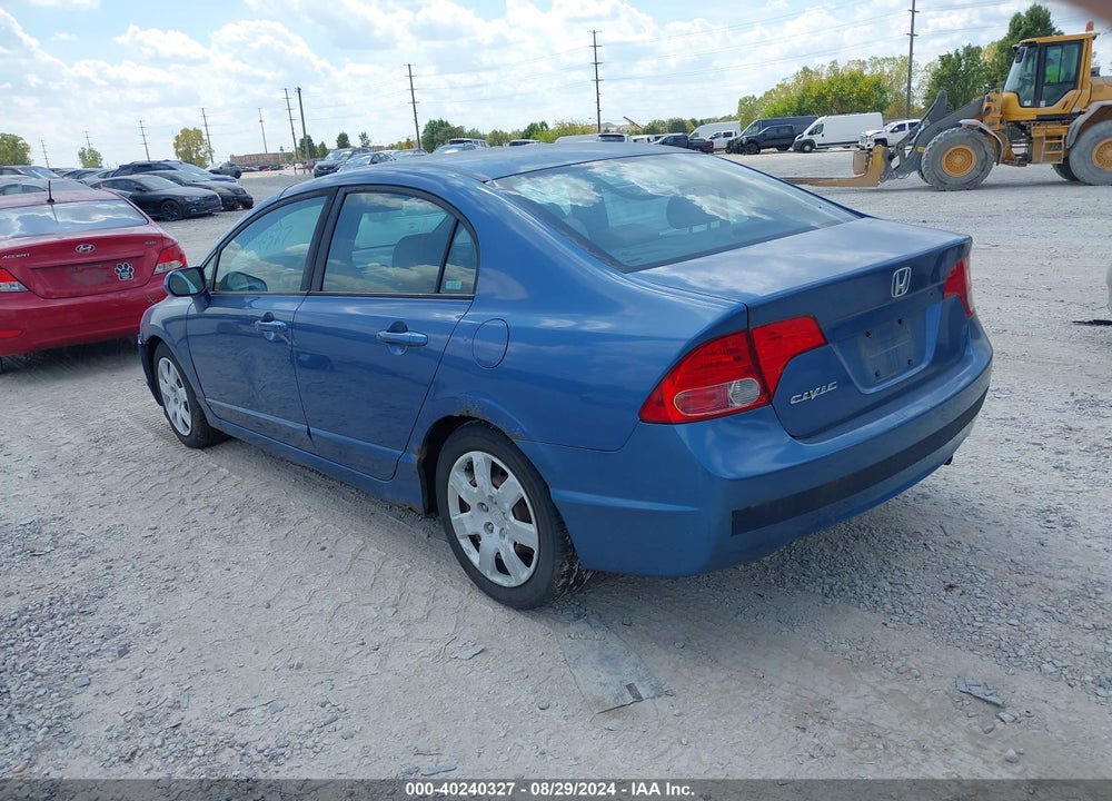 2006 HONDA CIVIC LX VIN: 1HGFA15536L005316