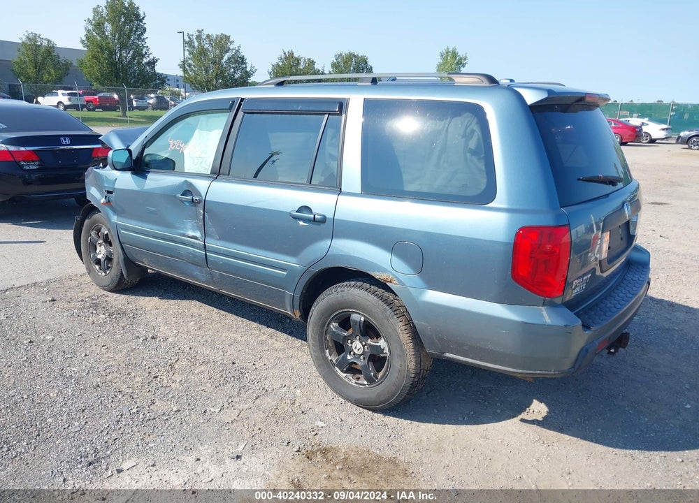 2006 HONDA PILOT EX-L VIN: 2HKYF18516H511932