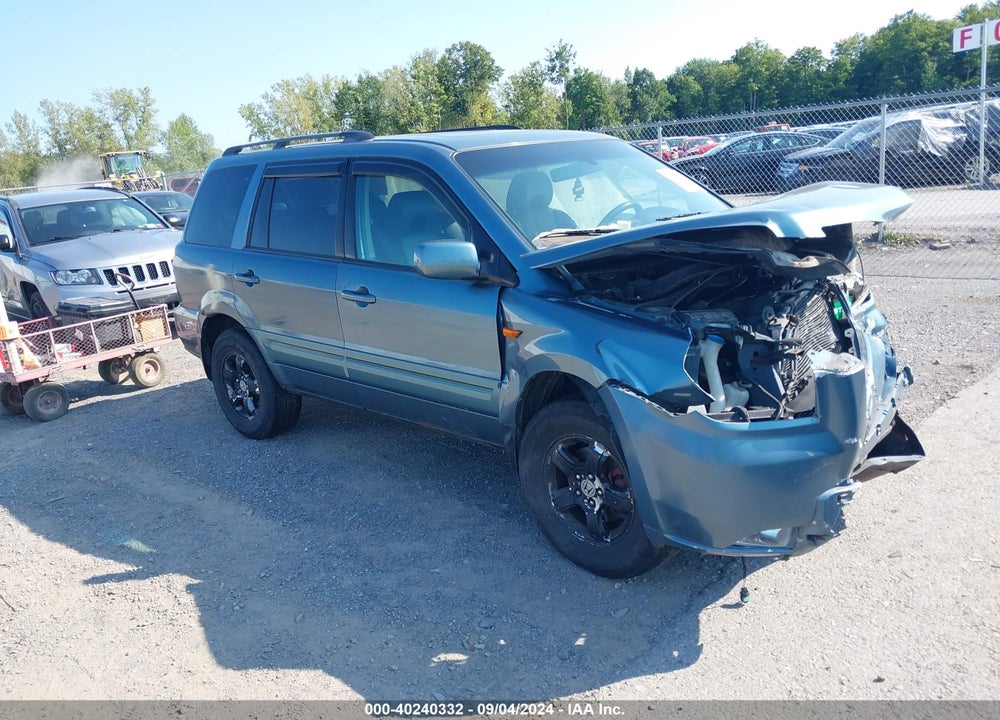 2006 HONDA PILOT EX-L VIN: 2HKYF18516H511932
