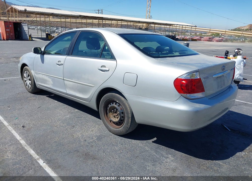 2005 TOYOTA CAMRY LE VIN: 4T1BE32K65U082550