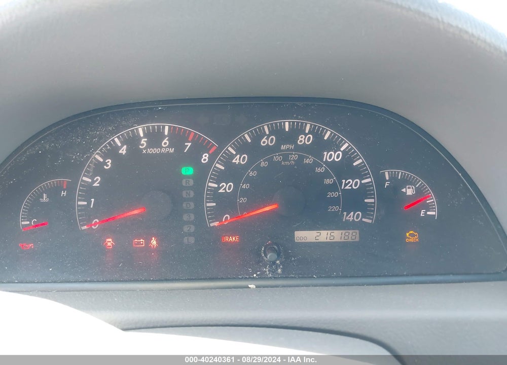 2005 TOYOTA CAMRY LE VIN: 4T1BE32K65U082550