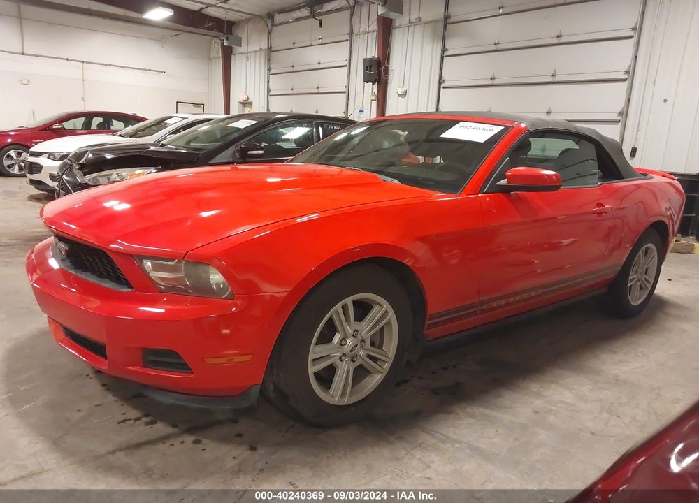 2012 FORD MUSTANG V6 VIN: 1ZVBP8EM5C5247114
