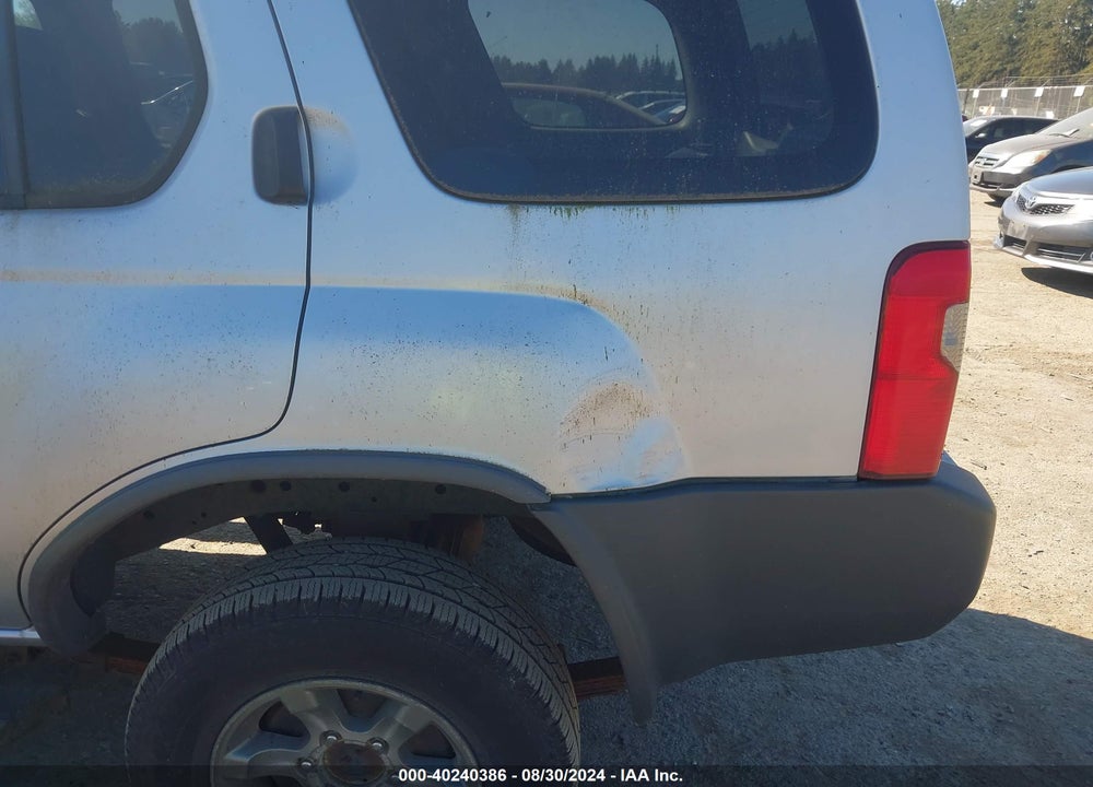 2000 NISSAN XTERRA SE/XE VIN: 5N1ED28Y1YC550913