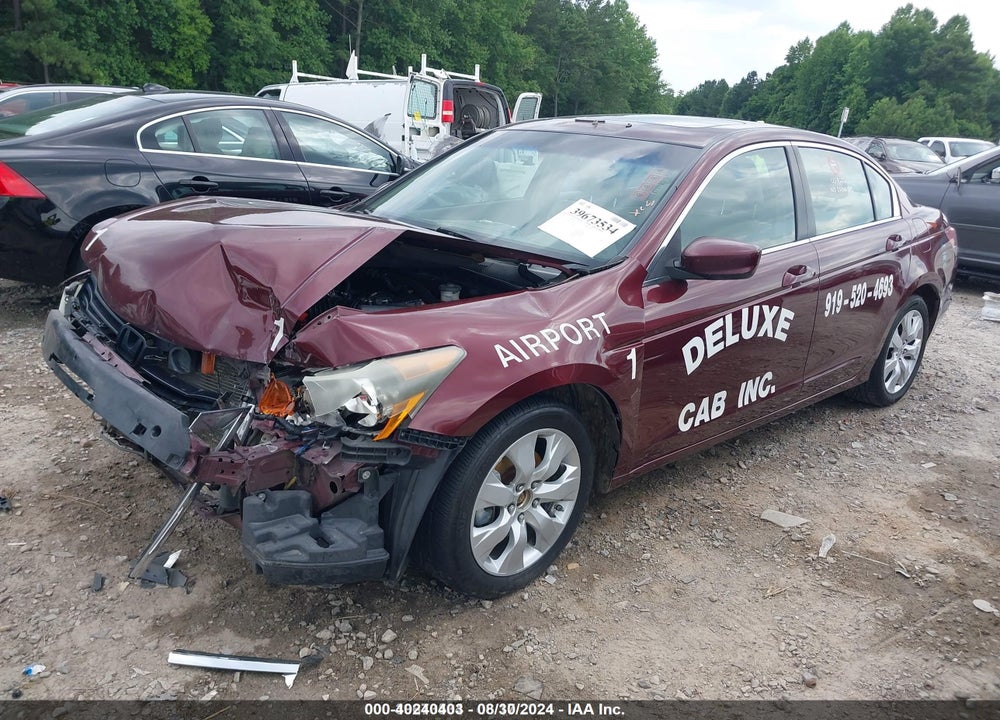 2009 HONDA ACCORD 2.4 EX VIN: 1HGCP26749A123396
