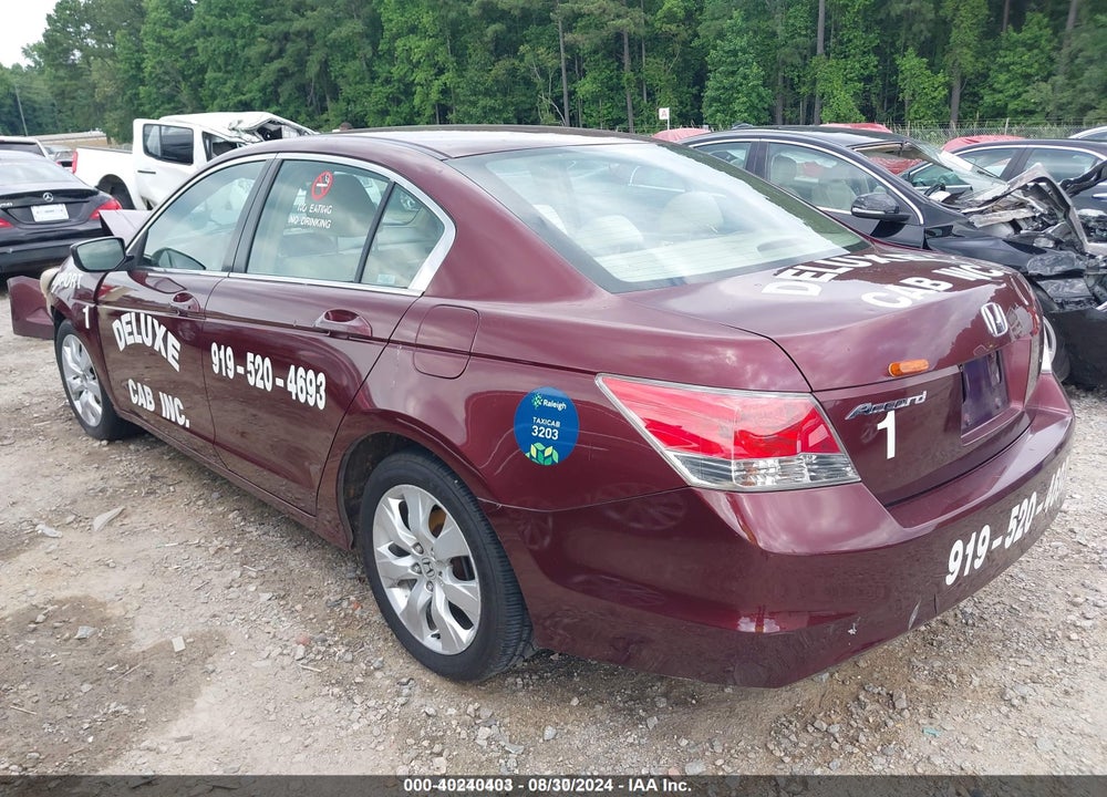 2009 HONDA ACCORD 2.4 EX VIN: 1HGCP26749A123396
