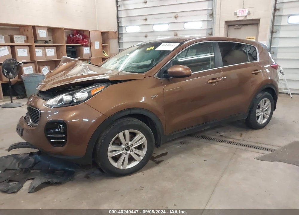 2018 KIA SPORTAGE LX VIN: KNDPMCAC2J7390203
