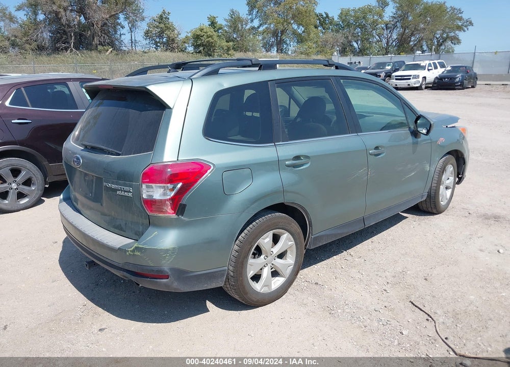2015 SUBARU FORESTER 2.5I LIMITED VIN: JF2SJAHC9FH838582