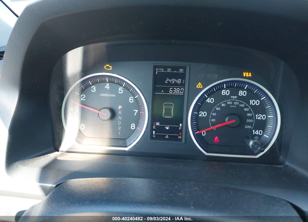 2009 HONDA CR-V LX VIN: 5J6RE483X9L033303