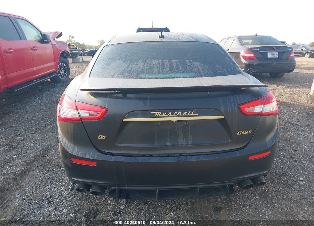2014 MASERATI GHIBLI S Q4 VIN: ZAM57RTA2E1094759
