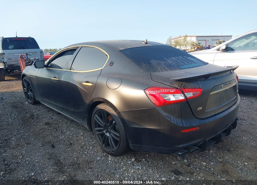 2014 MASERATI GHIBLI S Q4 VIN: ZAM57RTA2E1094759