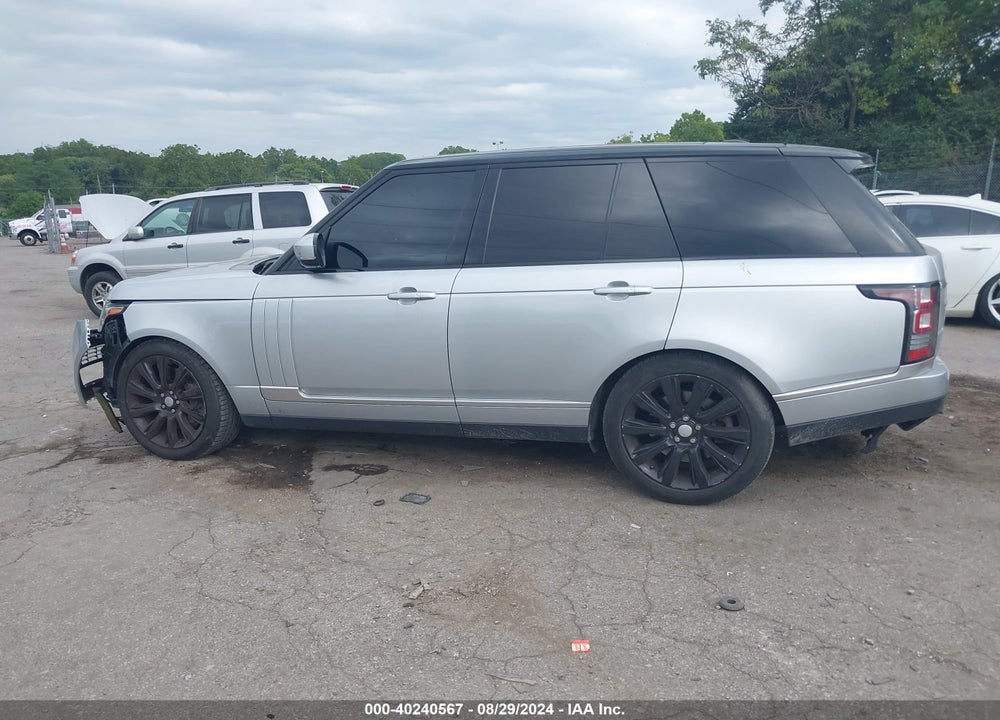 2015 LAND ROVER RANGE ROVER 5.0L V8 SUPERCHARGED VIN: SALGS2TF0FA242397