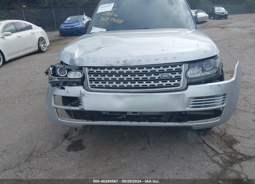 2015 LAND ROVER RANGE ROVER 5.0L V8 SUPERCHARGED VIN: SALGS2TF0FA242397