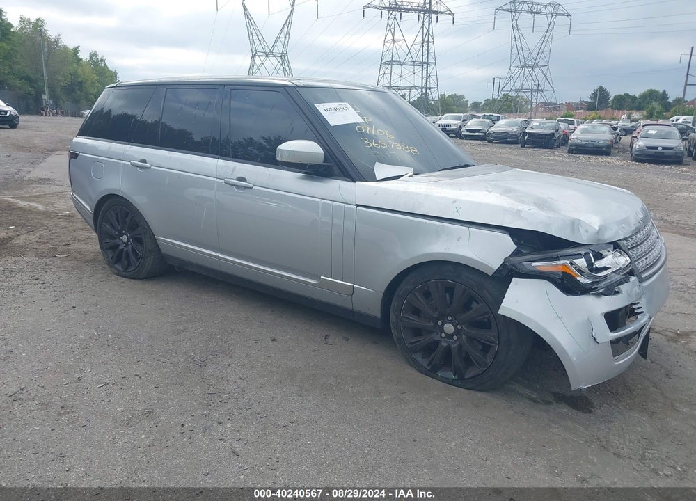 2015 LAND ROVER RANGE ROVER 5.0L V8 SUPERCHARGED VIN: SALGS2TF0FA242397
