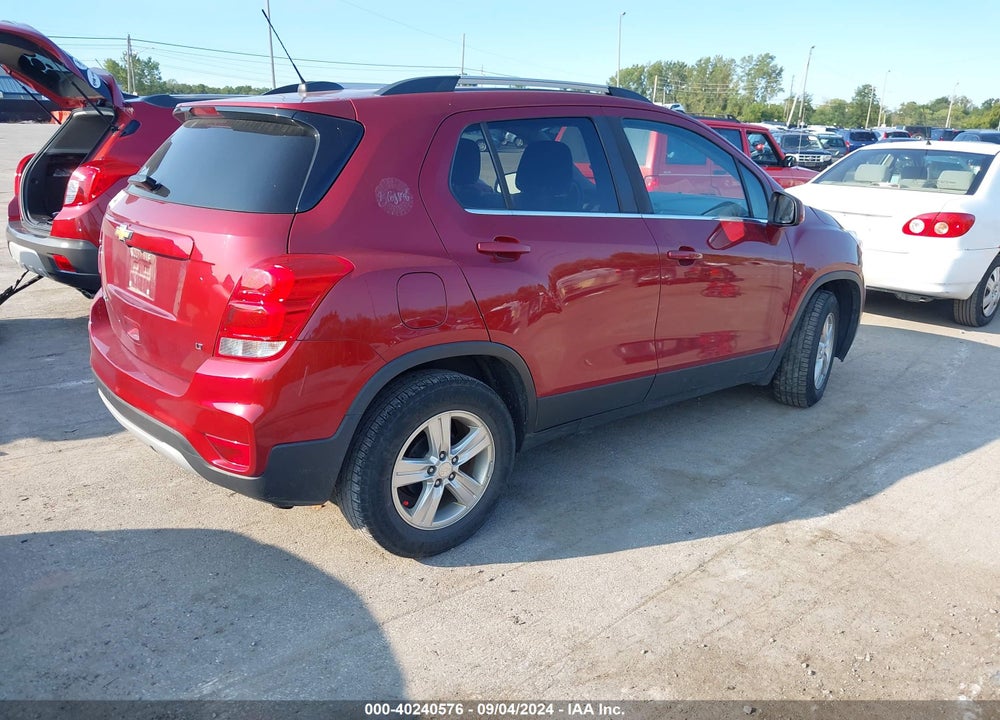 2018 CHEVROLET TRAX LT VIN: 3GNCJLSB8JL231749