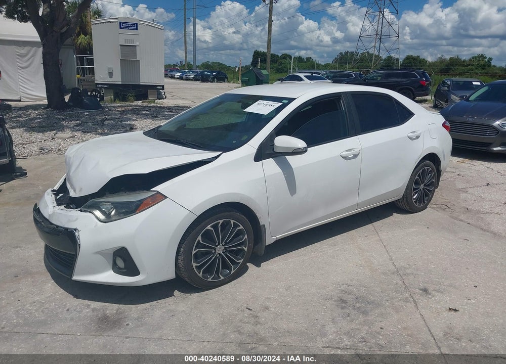2016 TOYOTA COROLLA S PLUS VIN: 2T1BURHE7GC582177