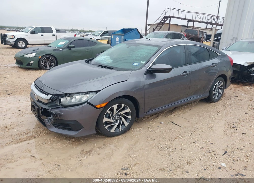 2018 HONDA CIVIC EX VIN: 2HGFC2F79JH570398