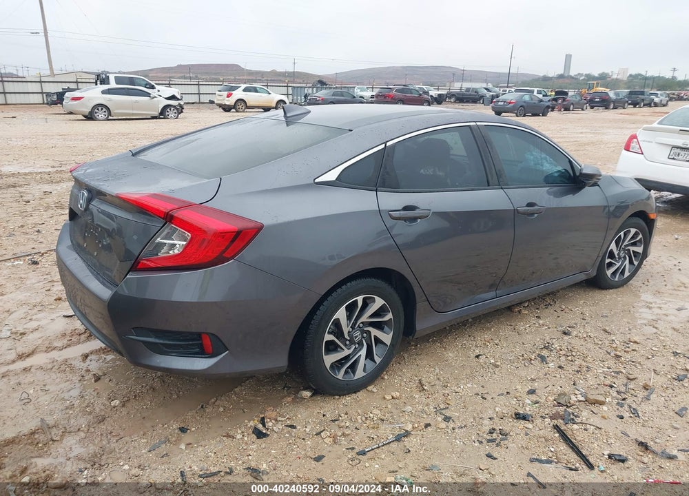 2018 HONDA CIVIC EX VIN: 2HGFC2F79JH570398