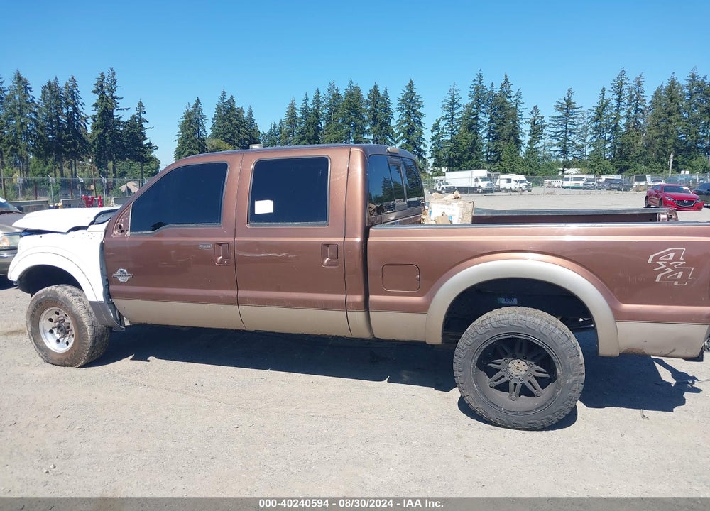 2011 FORD F-250 LARIAT VIN: 1FT7W2BT0BEC62512
