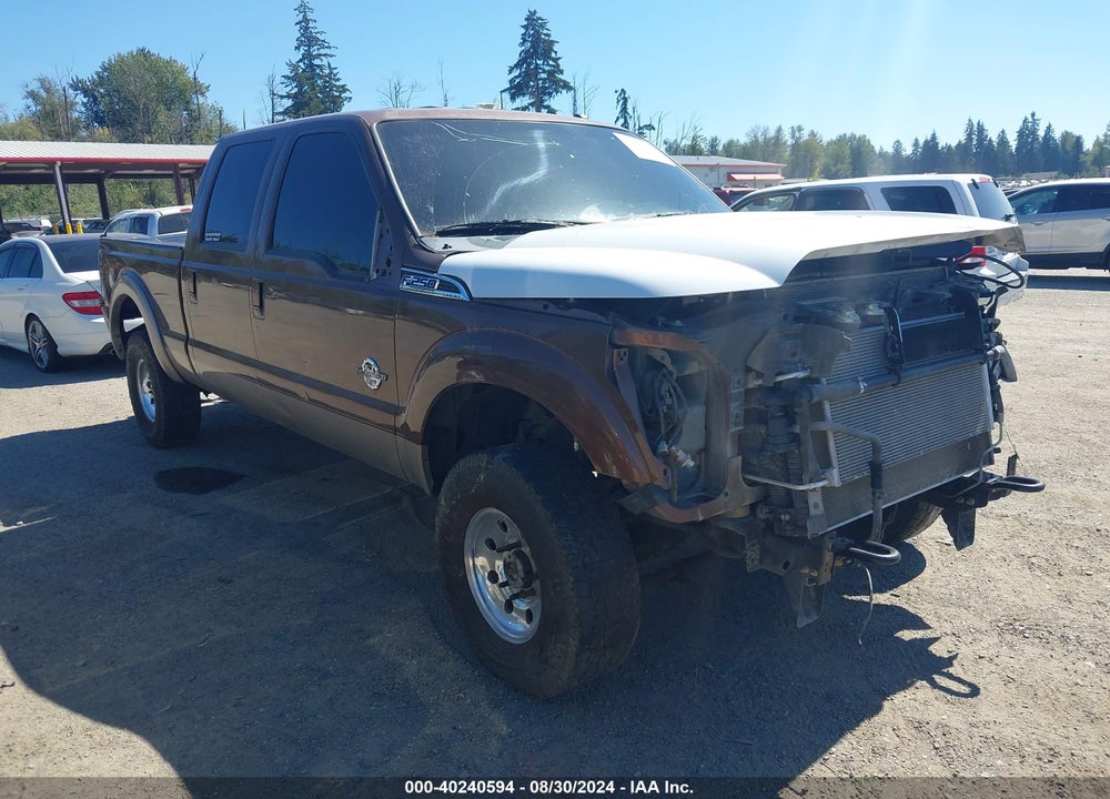 2011 FORD F-250 LARIAT VIN: 1FT7W2BT0BEC62512