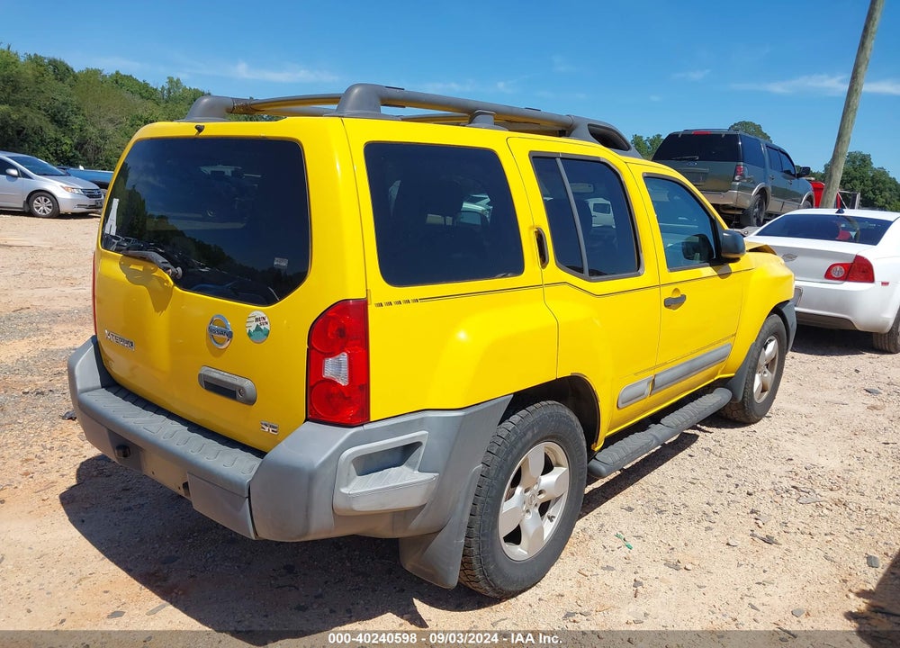 2005 NISSAN XTERRA SE VIN: 5N1AN08W65C609965
