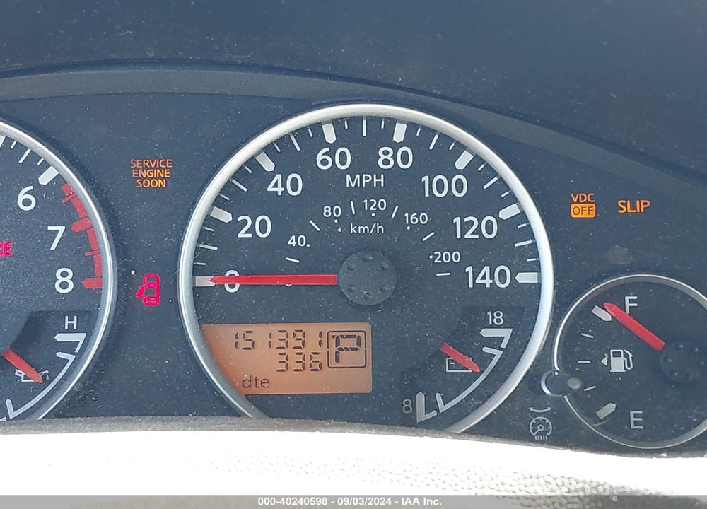 2005 NISSAN XTERRA SE VIN: 5N1AN08W65C609965