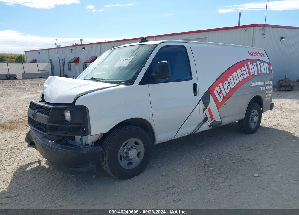 2017 CHEVROLET EXPRESS 2500 WORK VAN VIN: 1GCWGAFF9H1338364