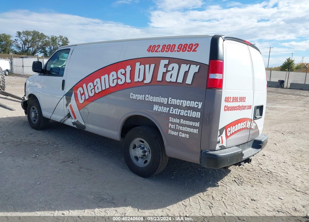 2017 CHEVROLET EXPRESS 2500 WORK VAN VIN: 1GCWGAFF9H1338364