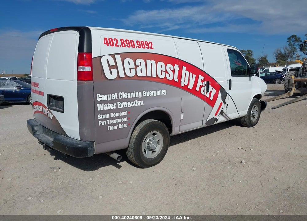 2017 CHEVROLET EXPRESS 2500 WORK VAN VIN: 1GCWGAFF9H1338364
