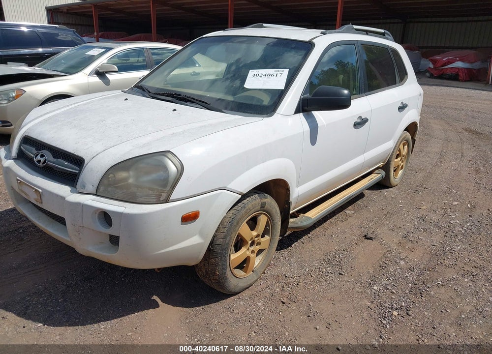 2008 HYUNDAI TUCSON GLS VIN: KM8JM12B58U755917