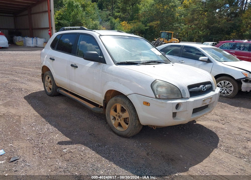 2008 HYUNDAI TUCSON GLS VIN: KM8JM12B58U755917