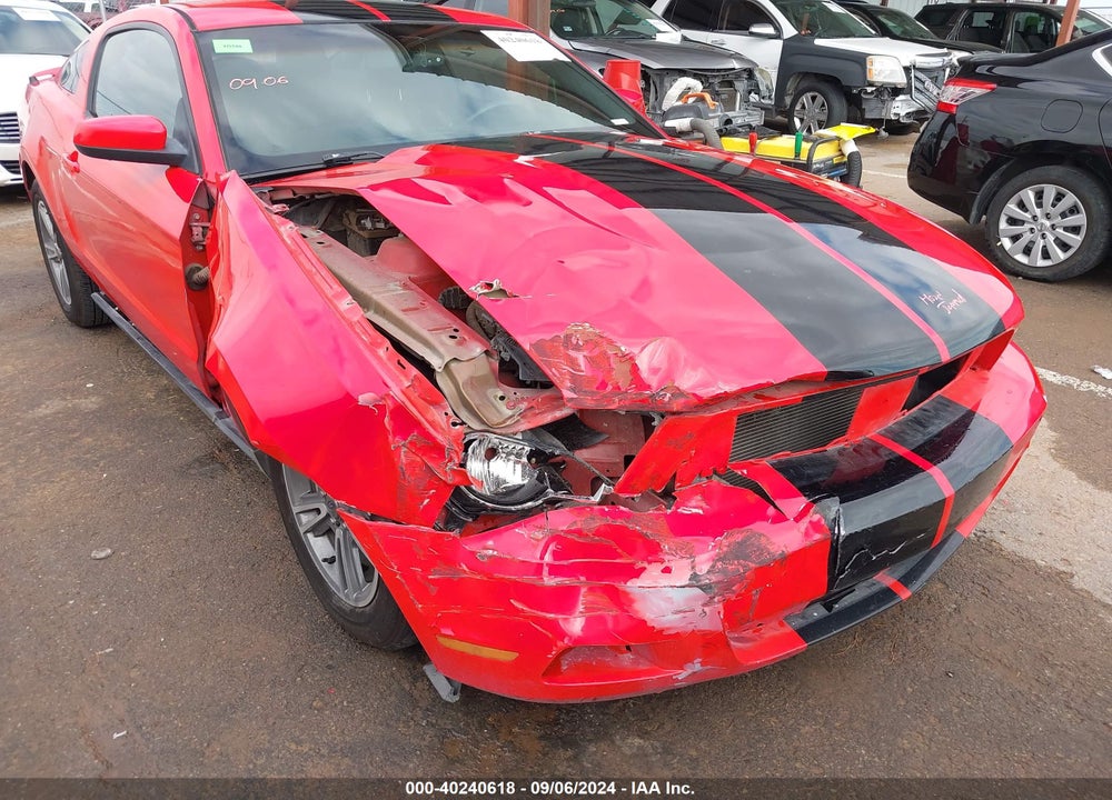 2012 FORD MUSTANG V6 PREMIUM VIN: 1ZVBP8AM1C5207859