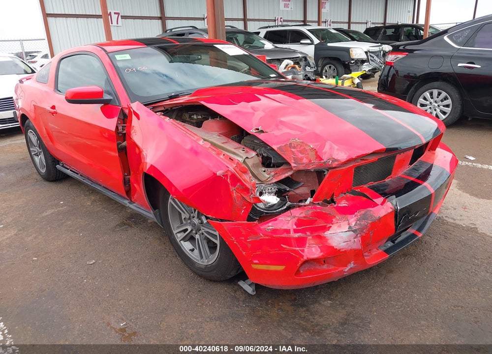 2012 FORD MUSTANG V6 PREMIUM VIN: 1ZVBP8AM1C5207859