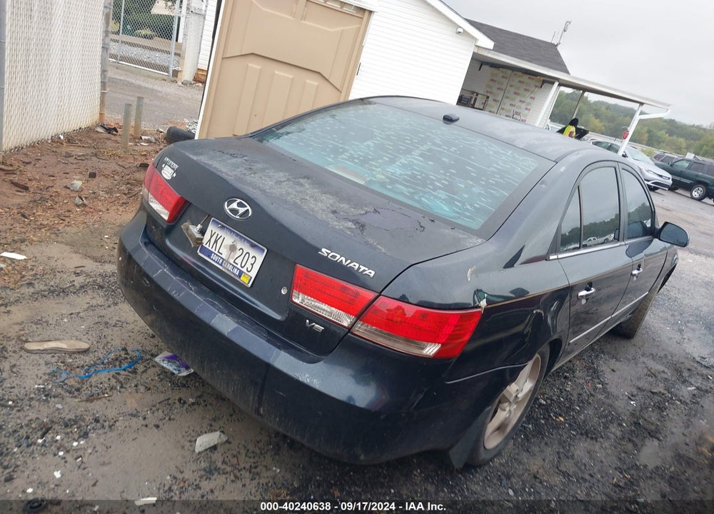 2008 HYUNDAI SONATA LIMITED/SE VIN: 5NPEU46C78H361601