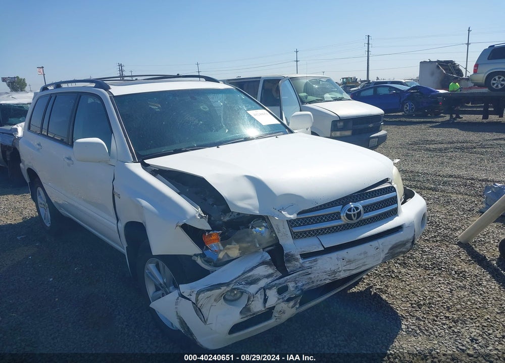 2007 TOYOTA HIGHLANDER HYBRID LIMITED V6 VIN: JTEDW21A870021039
