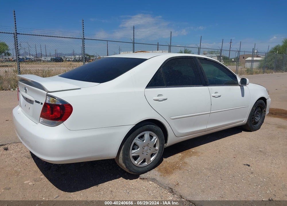2005 TOYOTA CAMRY SE VIN: 4T1BE32K35U601375