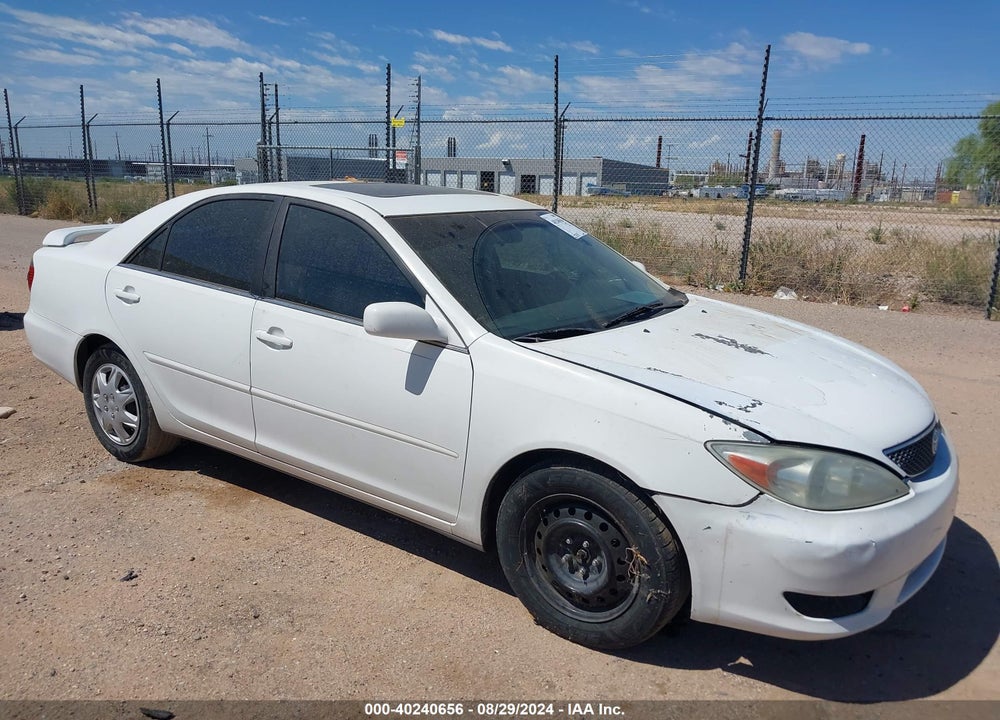 2005 TOYOTA CAMRY SE VIN: 4T1BE32K35U601375