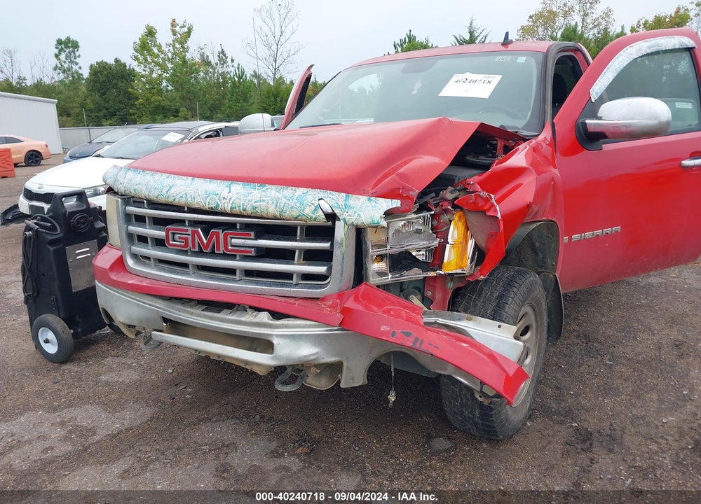 2009 GMC SIERRA 1500 WORK TRUCK VIN: 1GTEK14X79Z126152