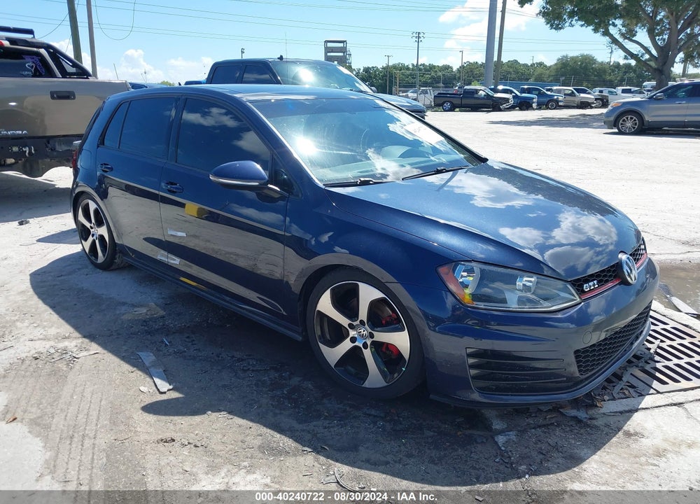 2015 VOLKSWAGEN GOLF GTI 2.0T SE 4-DOOR VIN: 3VW5T7AU9FM063091