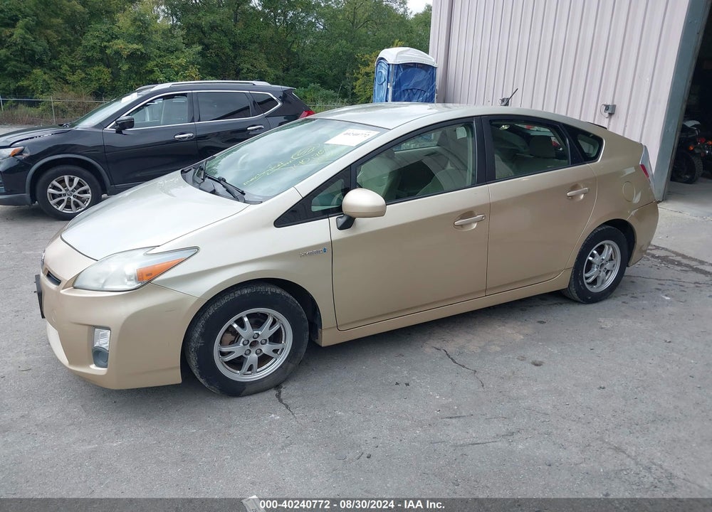 2010 TOYOTA PRIUS II VIN: JTDKN3DUXA0139448