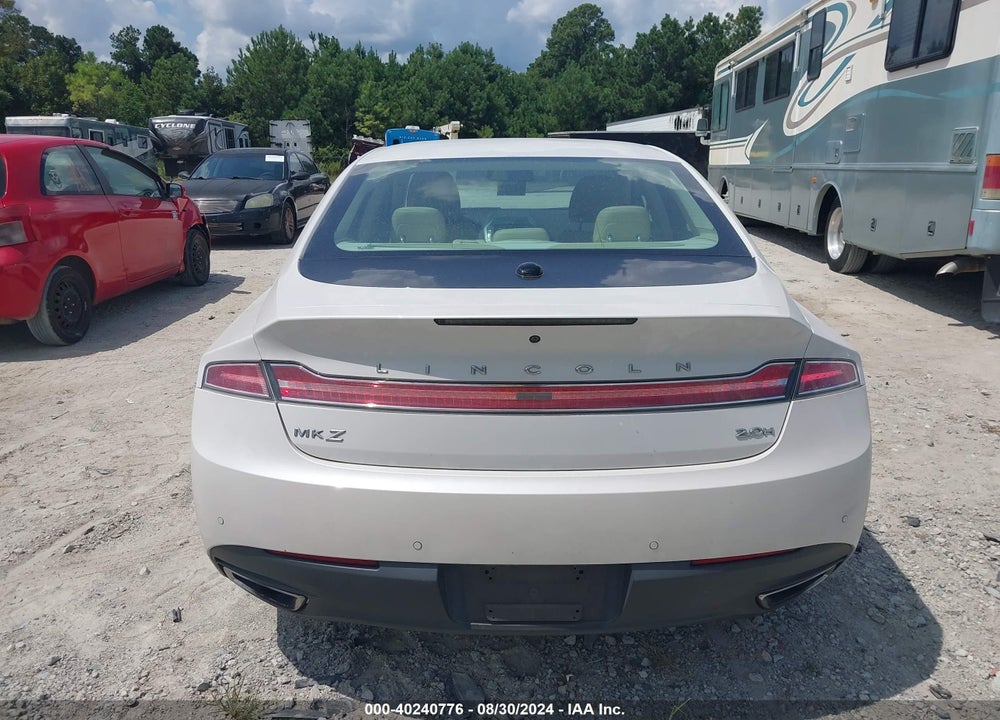 2013 LINCOLN MKZ VIN: 3LN6L2LU0DR827753